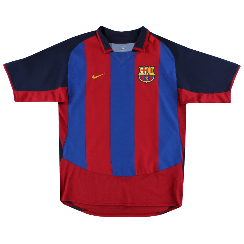 Retro Soccer Jersey Barcelona Home 2003/04 - gogoalshop