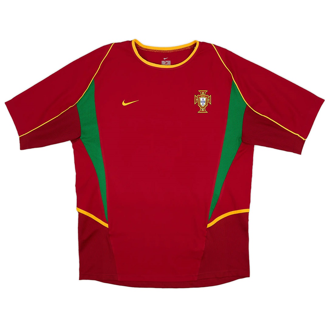 Retro Soccer Jersey Portugal Home World Cup 2002 - gogoalshop