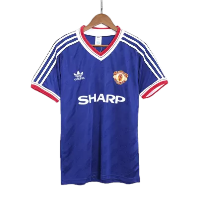 Retro Soccer Jersey Manchester United Away 1986 - gogoalshop