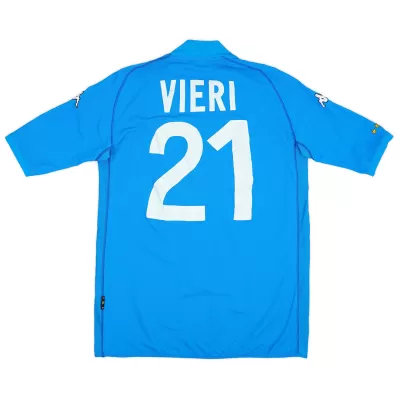 Retro Soccer Jersey VIERI #21 Italy Home World Cup 2002 - gogoalshop