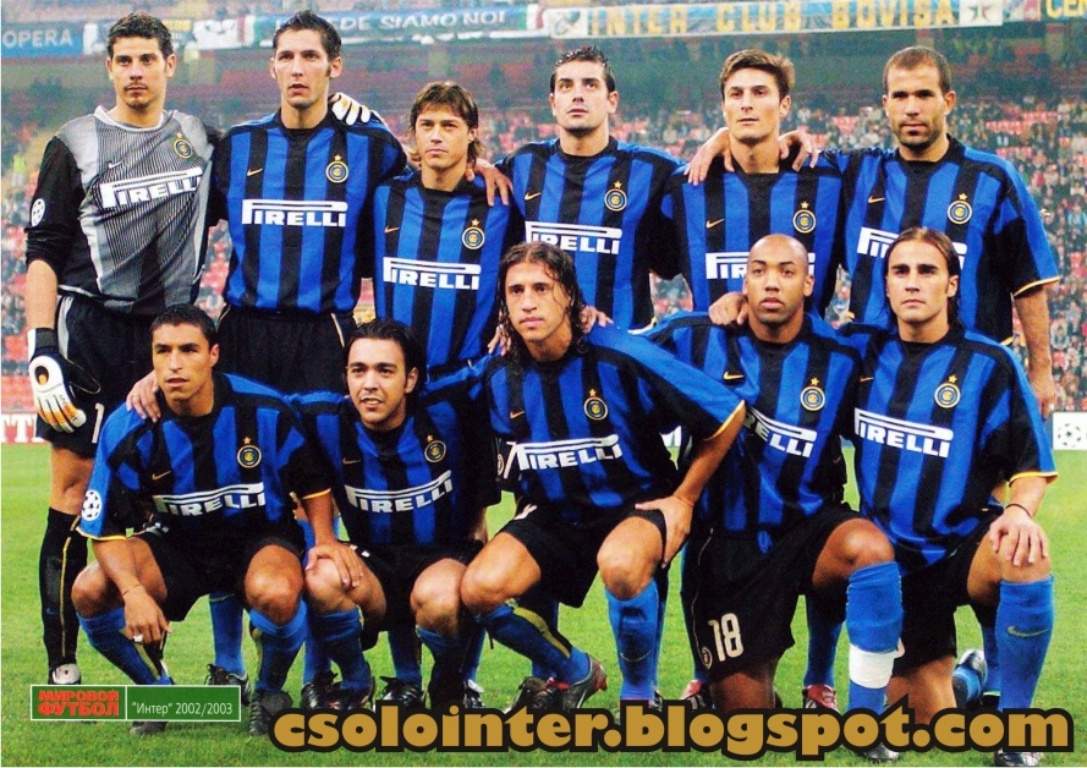 Vintage Soccer Jersey Inter Milan Home 2002 03 Gogoalshop
