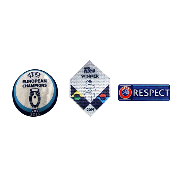 2016 Euro Cup Champions & 2019 UEFA Nations League Winner & Respect Badges