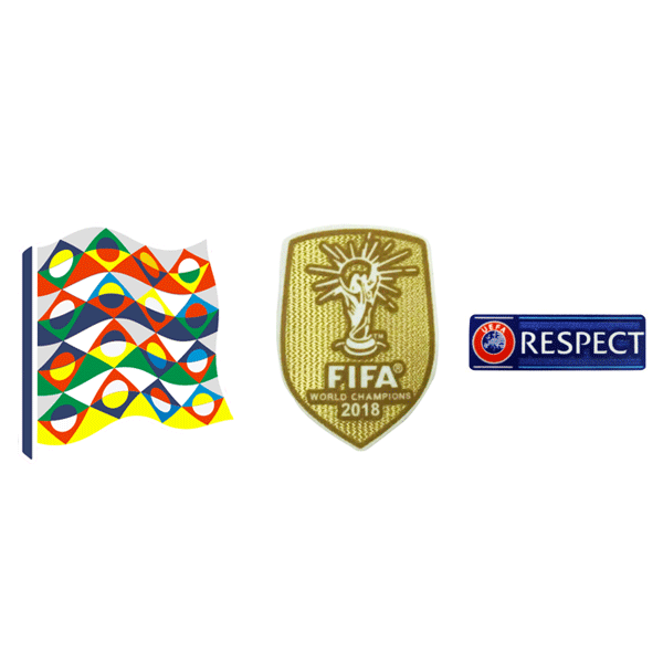UEFA Nations League & 2018 World Cup Champion & Respect Badges