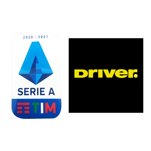 20/21 Italian Serie A & Driver Sponsor(Yellow)Badge