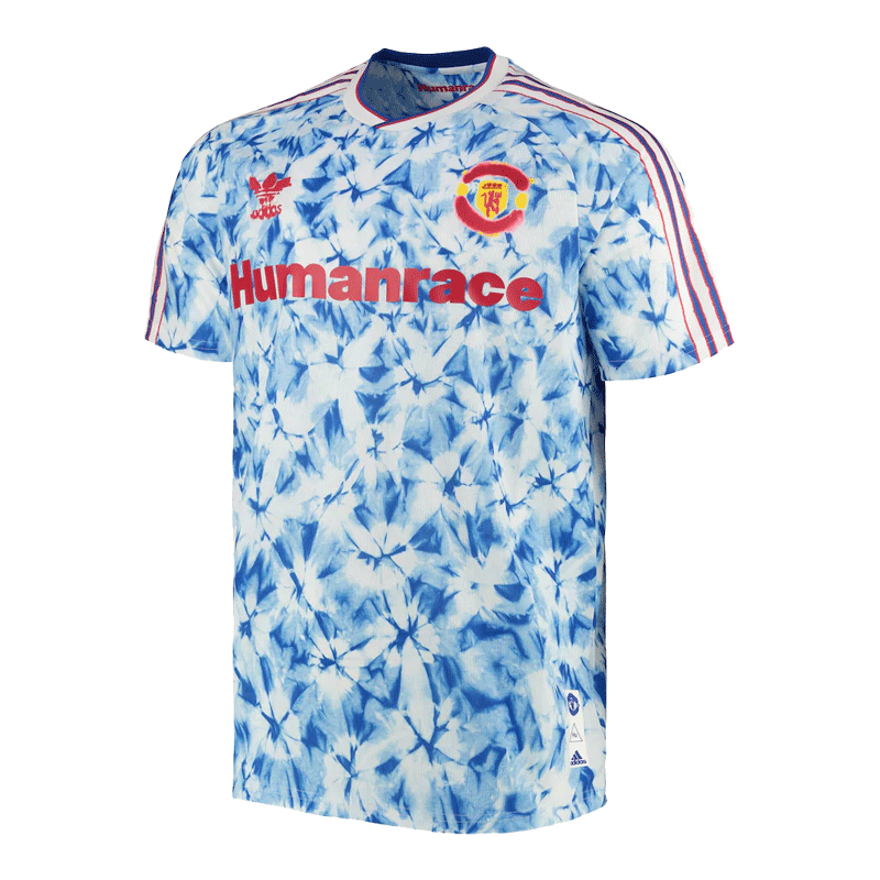 Manchester United Human Race Blue Soccer Jerseys Shirt Manchester United Gogoalshop