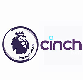 Premier League Badges & Cinch Sponsor Purple
