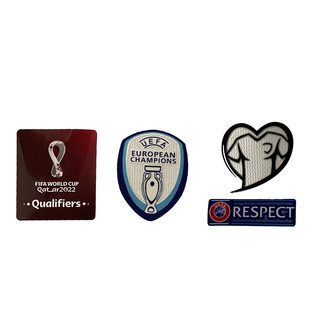 2022 World Cup Qualifiers & New Euro Cup Champions & Play With Heart & Respect Badge