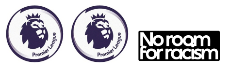 Premier League Badge*2 & No Room For Racism