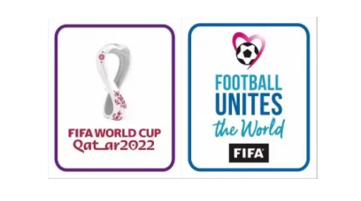 2022 Qatar World Cup White & Football Unites The World White Badges