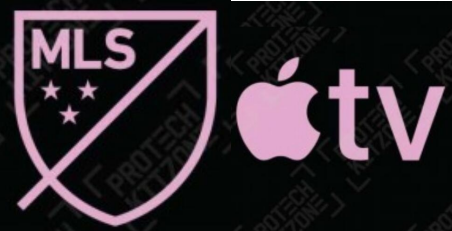 23/24 Inter Miami MLS Away Badge & Apple TV(Pink)