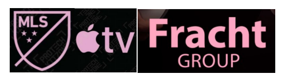 23/24 Inter Miami MLS Away Badge & Apple TV(Pink) & Fracht Group(Pink)