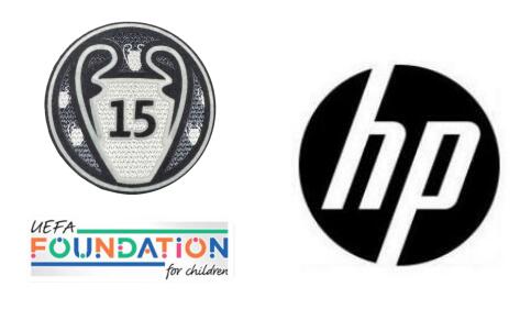 UCL Champion 15  & UEFA Foundation & HP Sponsor (Home）