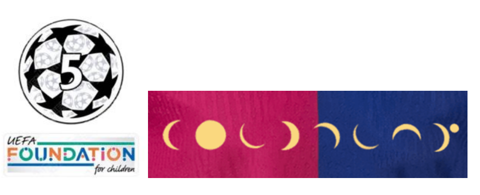 24/25 UCL 5 & UEFA Foundation Badges & COLDPLAY  (Gold)  & AMBILIGHT tv