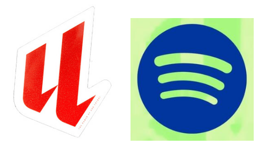 24/25 La Liga Badge & Spotify Logo Without Text (Blue) & AMBILIGHT tv