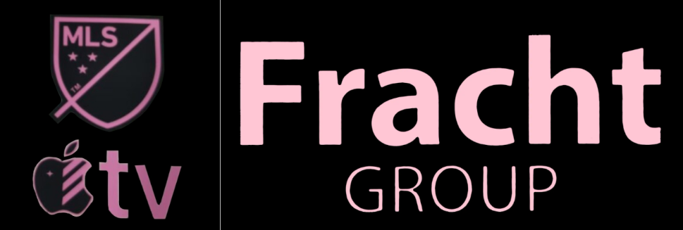 2025 Inter Miami MLS Away Badge & Apple TV(Black&Pink) & Fracht Group(Pink)