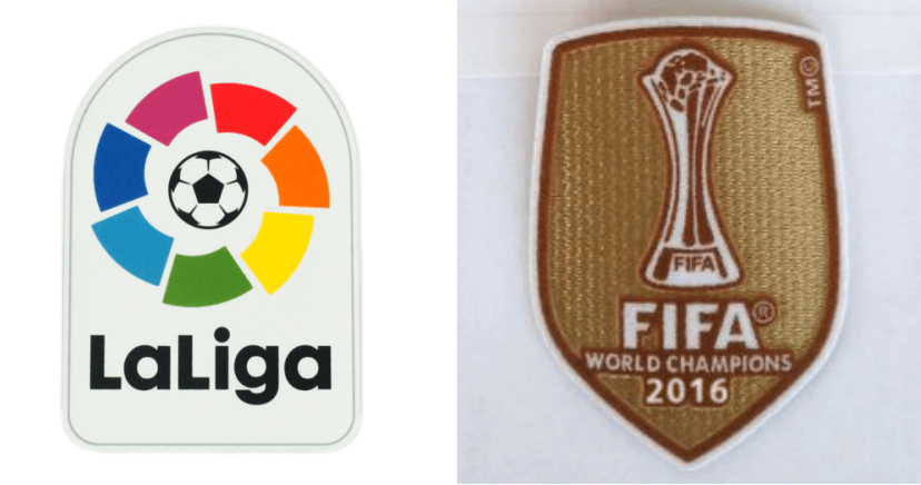 2016-23 Spanish La Liga Badge & 2016 Club World Cup Badge