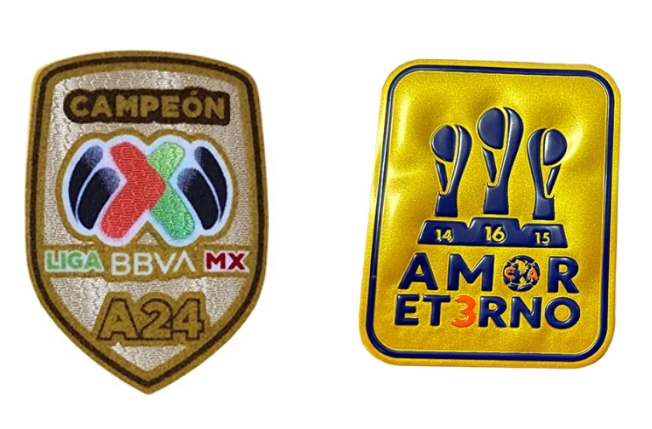 LIGA MX A24 & AMOR ET3RON(Golden) Badge