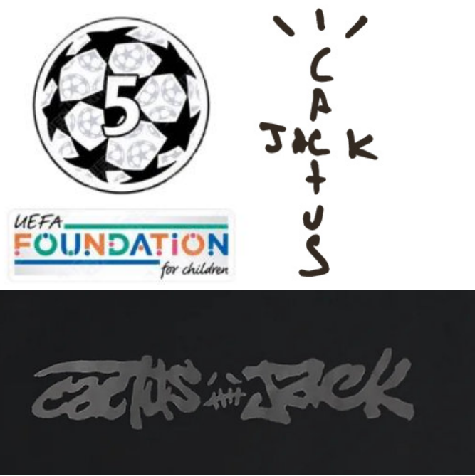 24/25 UCL 5 & UEFA Foundation Badges & 2PCS Travis Scott Cactus Jack (dark gray)  & AMBILIGHT tv