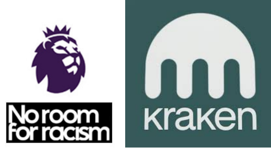 24/25 Premier League Badge & No Room For Racism & KRAKEN Sponsor (White)