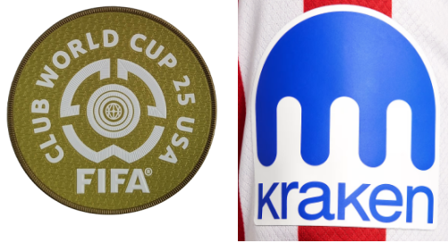 Club World Cup 25 USA Badge & KRAKEN Sponsoruff08Atletico Madrid Homeuff09