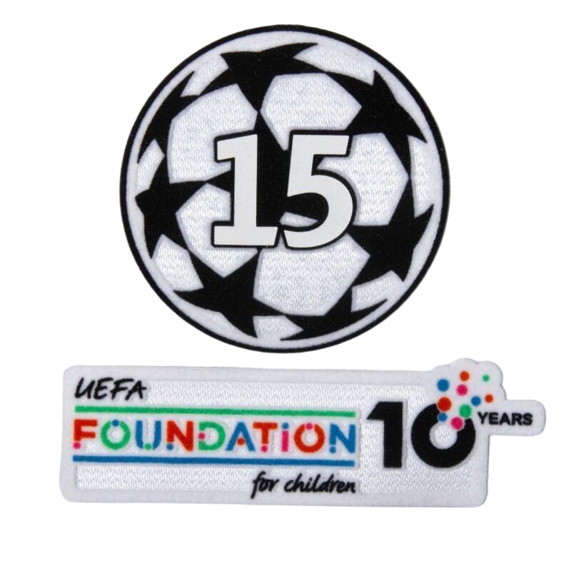 25/26 UCL 15 & UEFA Foundation 10 Years Badge