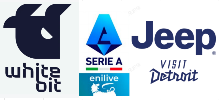 24/26 Serie A Badge & Juventus Jeep x Visit Detroit Sponsor (away) &White Bit Sponsor(Navy)