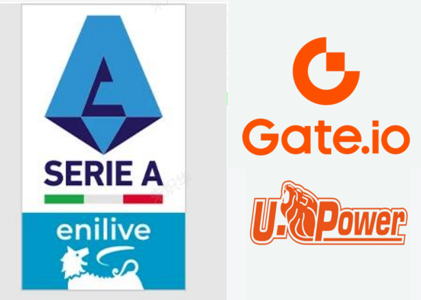 25/26 Serie A Badge & 25/26 U.Power  & Gate.io