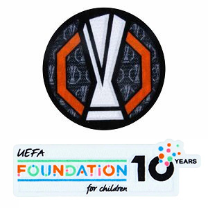 25/26 UEFA Europa League &  UEFA Foundation 10 Years Badge