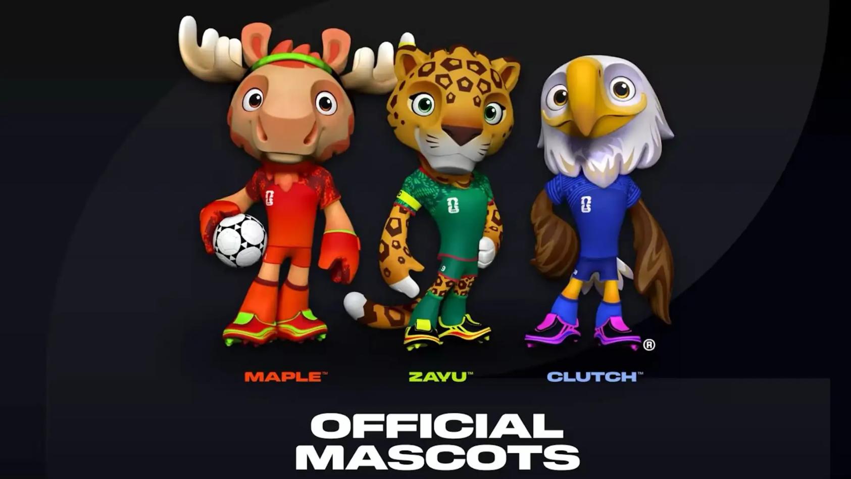 2026 World Cup Mascots: Moose, Jaguar, and Bald Eagle 2026 World Cup Mascots: Moose, Jaguar, and Bald Eagle