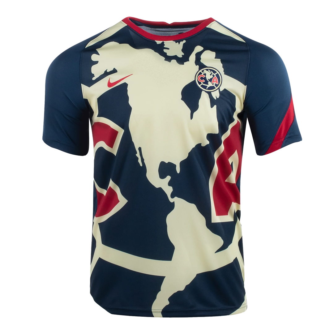 club america pre match jersey