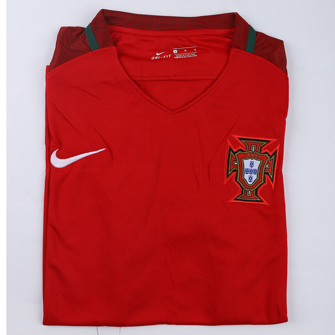 Retro Soccer Jersey Portugal Home 2016 - gogoalshop