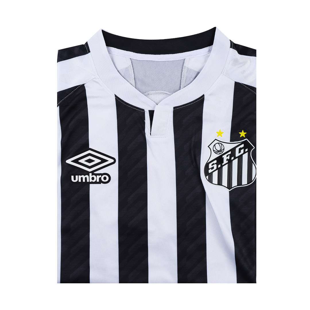 20/21 Santos Away Black&White Soccer Jerseys Shirt Santos FC