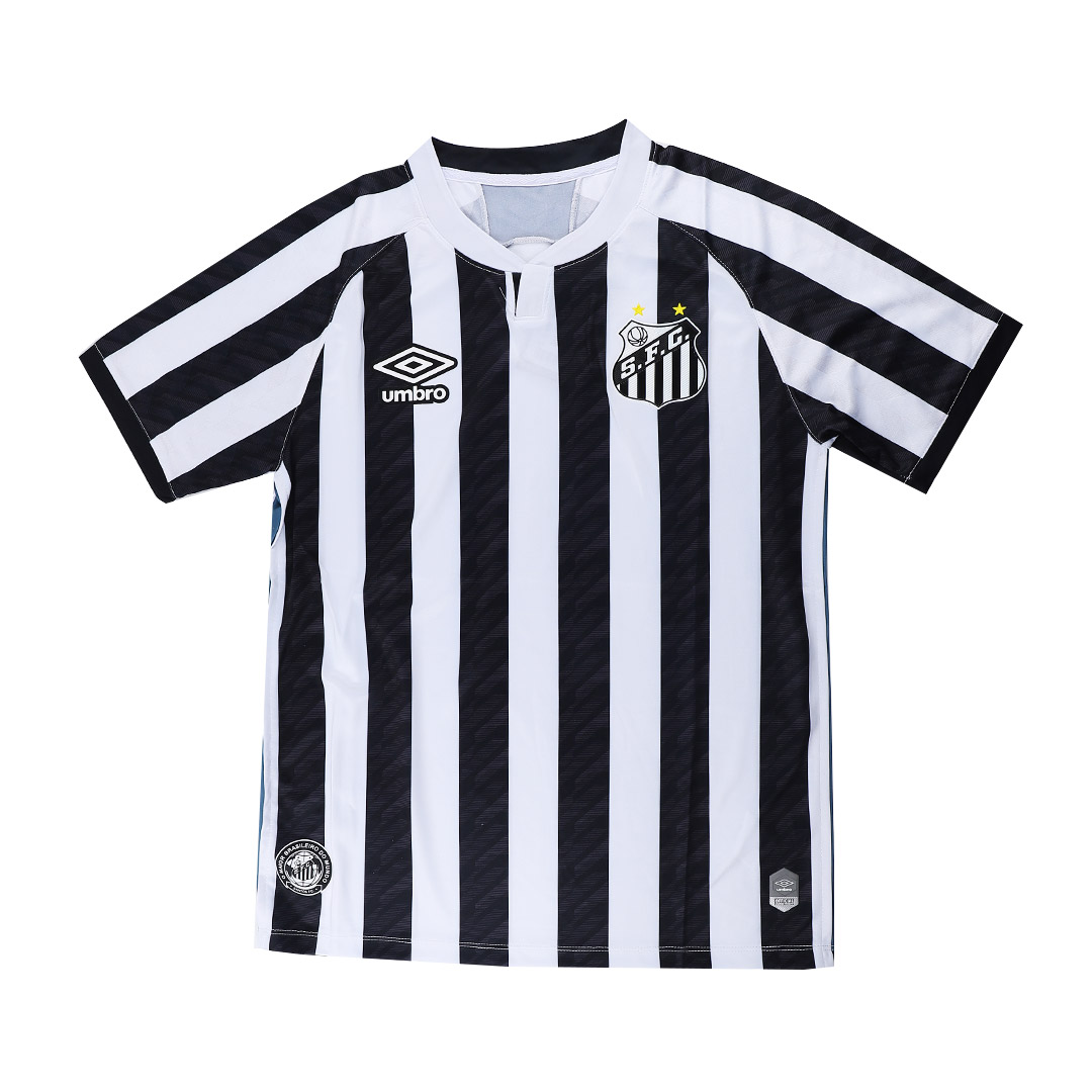 20/21 Santos Away Black&White Soccer Jerseys Shirt Santos FC
