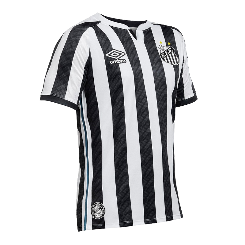 20/21 Santos Away Black&White Soccer Jerseys Shirt Santos FC