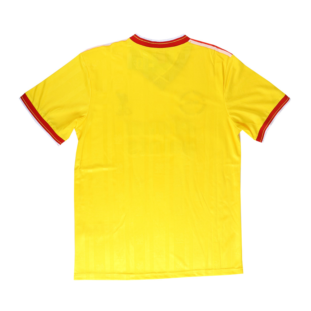 gogoalshop | 85/86 Liverpool Away Yellow Retro Jerseys Shirt | Liverpool