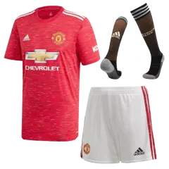 Manchester United Home Full Kit 2020/21 By Adidas - gogoalshop