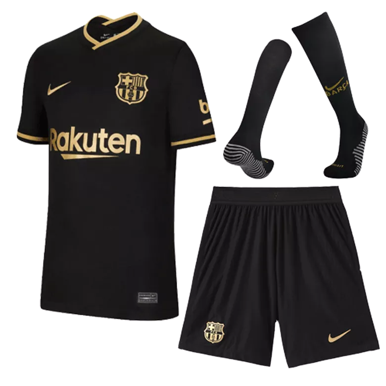 Barcelona Away Kids Soccer Jerseys Kit 2020/21 - gogoalshop