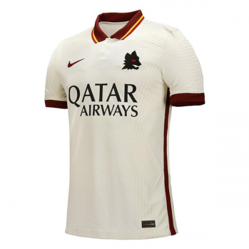 gogoalshop | 20/21 Roma Away White Soccer Jerseys Kit(Shirt+Short) | Roma