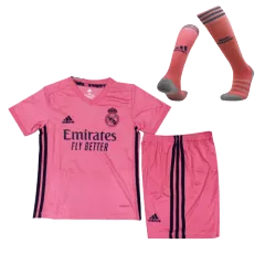 Real Madrid Away Full Kit 2020/21 By Adidas Kids - gogoalshop