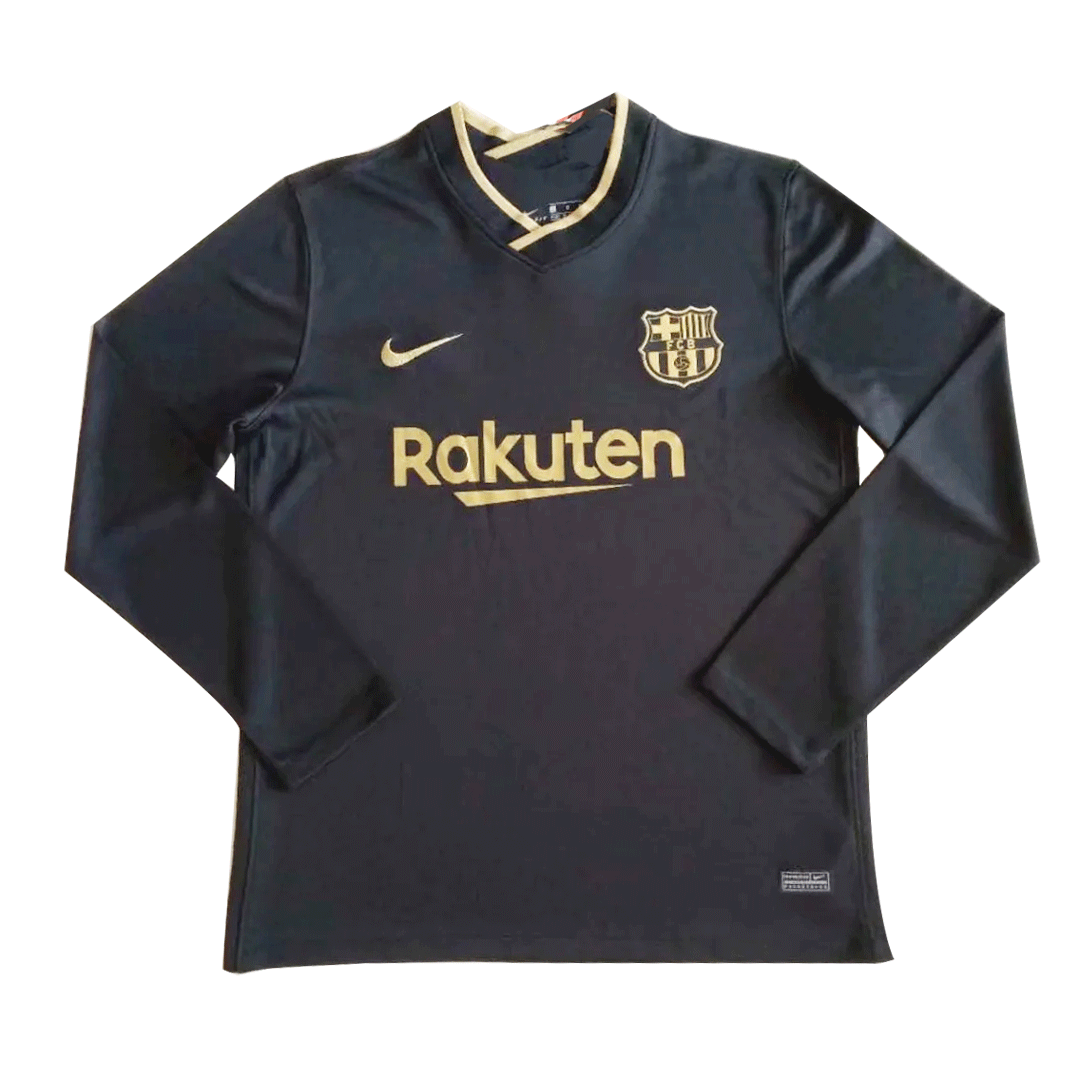 Barcelona away jersey long sleeve discount