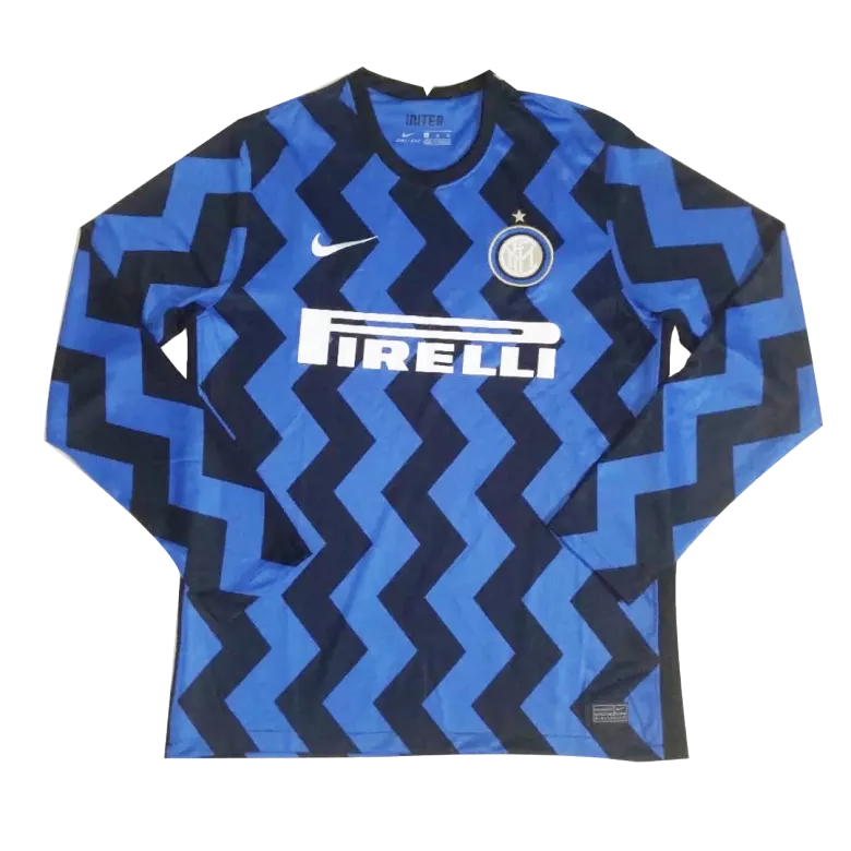 Inter Milan Home Long Sleeve Soccer Jersey 2020/21 - gogoalshop