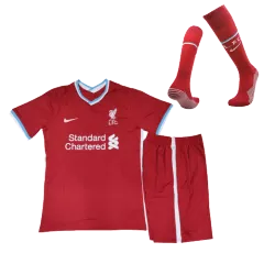 Liverpool Home Full Kit 2020/21 By Nike Kids - gogoalshop