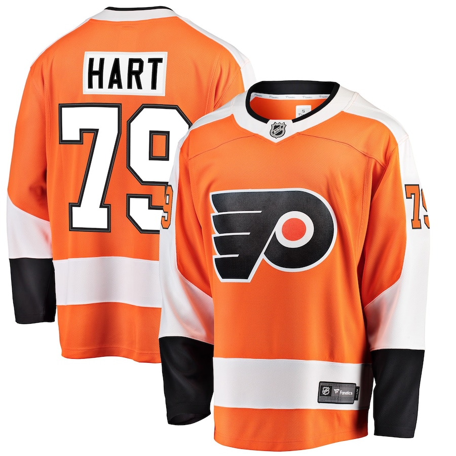 gogoalshop   Carter Hart #79 Philadelphia Flyers Home NHL Premier Breakaway Player ...