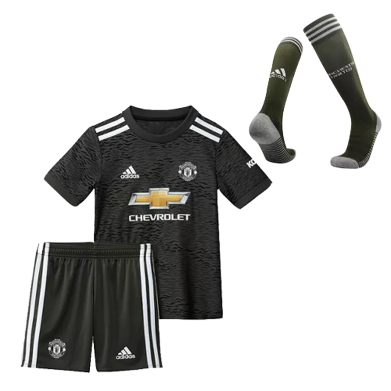 Manchester United Away Kids Soccer Jerseys Kit 2020/21 - gogoalshop