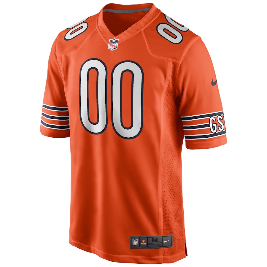 Men's Chicago Bears NFL Nike Orange Alternate Vapor Limited Jersey