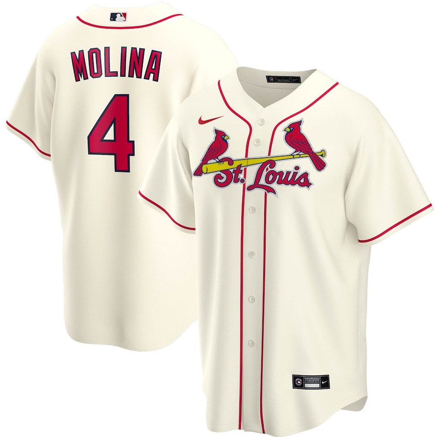 gogoalshop   Yadier Molina St. Louis Cardinals Nike Alternate 2020 Replica Player ...
