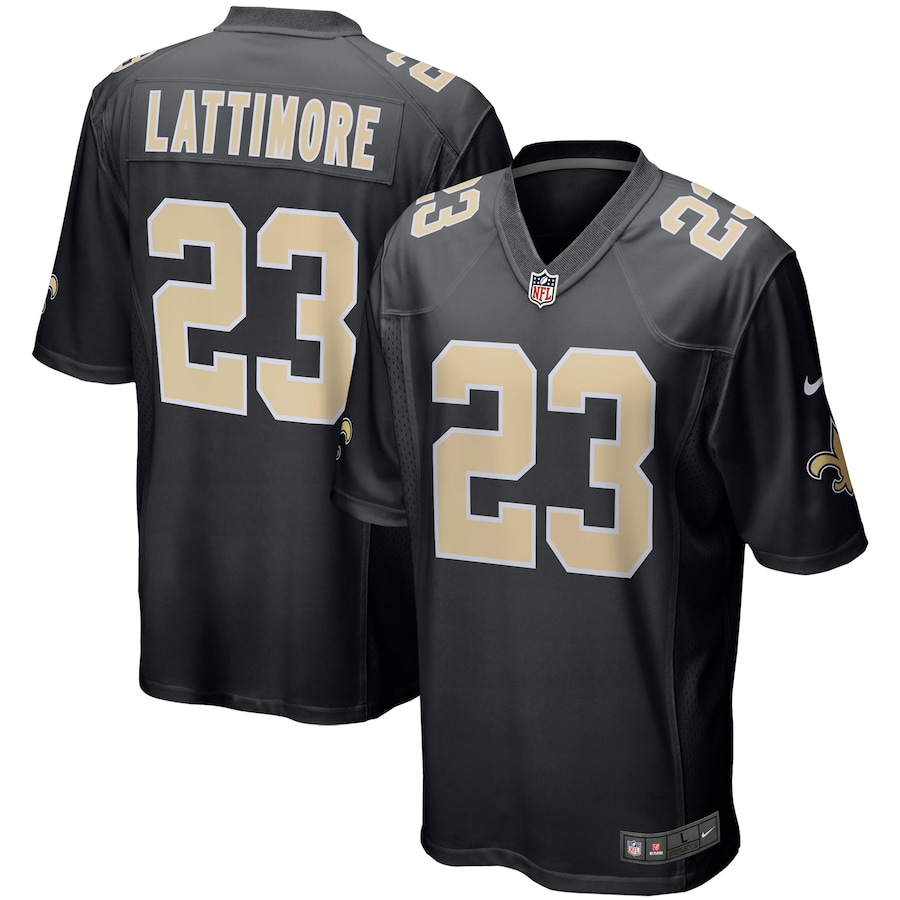 NFL Lattimore #23 New Orleans Saints Game Jersey | Gogoalshop