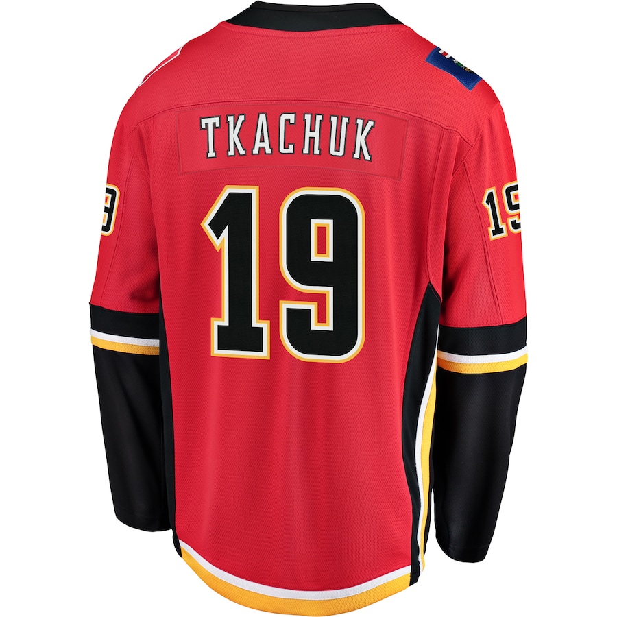 Tkachuk 19 Calgary Flames USA Hockey Jersey By Fanatics