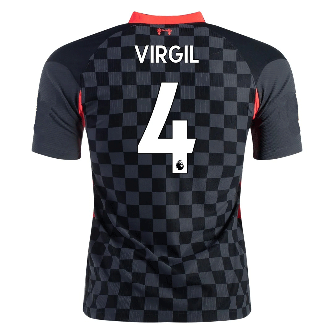 Virgil Van Dijk #4 Liverpool Third Away Jersey 2020/21 By Nike - gogoalshop