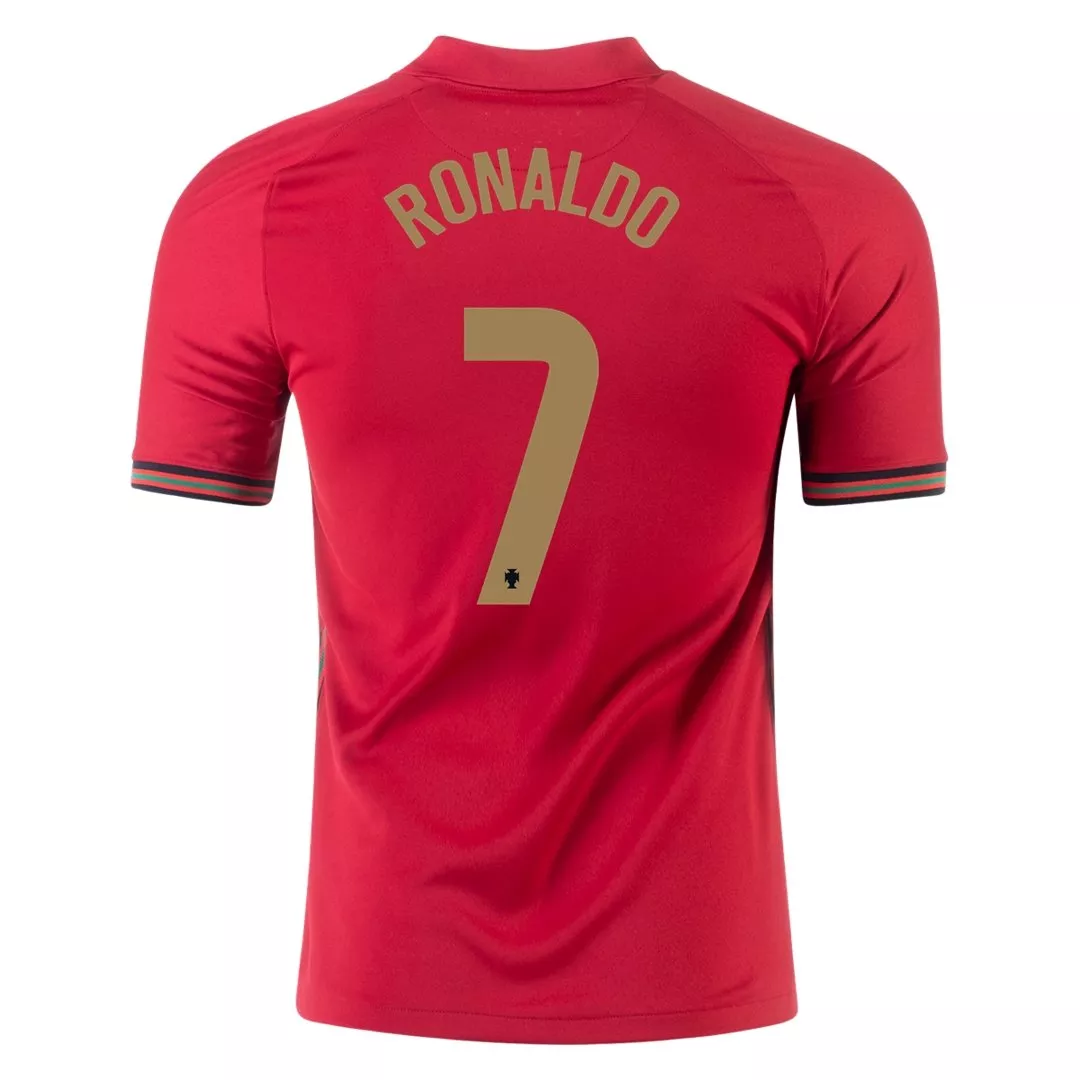 Cristiano Ronaldo #7 Portugal Home Soccer Jersey 2020 - gogoalshop